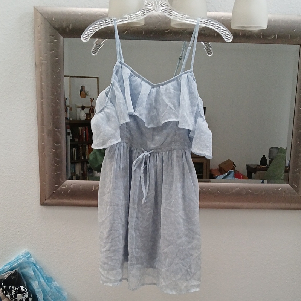 🩷3 FOR $15🩷 Abercrombie & Fitch Light Blue Off the Shoulder Dress